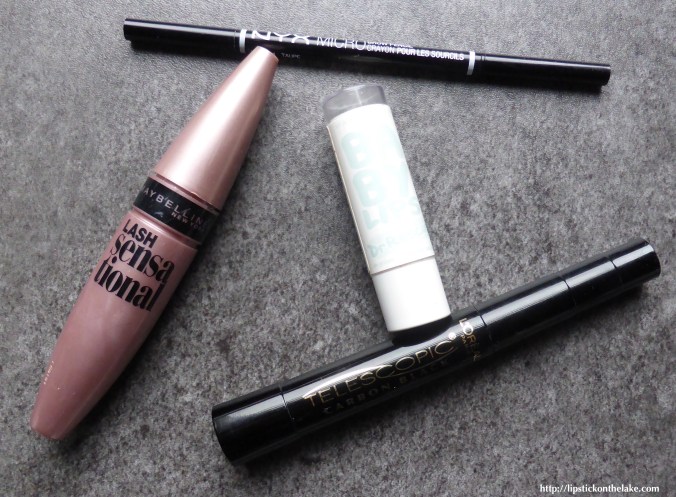 Maybelline-Lash-Sensational-Nyx-Microbrow-L'Oreal-Telescopic-Maybelline-Baby-Lips