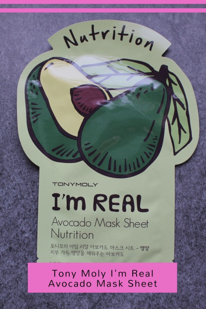 Tony Moly I'm Real Avocado Mask Sheet