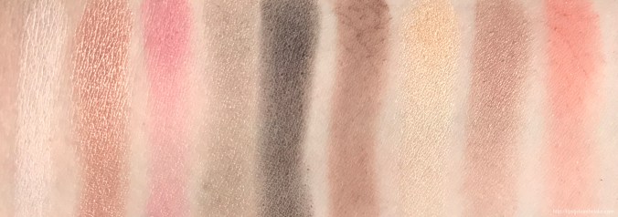 Too Faced Sweet Peach Palette Swatches