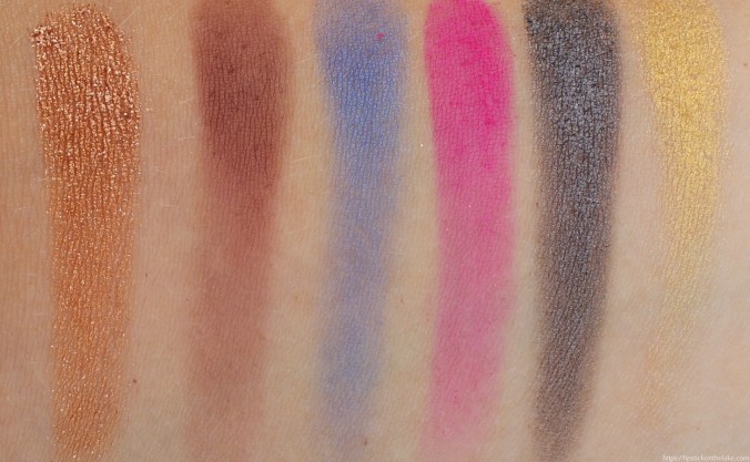 Makeup Revolution Constellation Palette Swatches Row 2