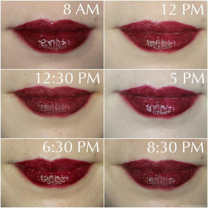 Lipsense Wear Test Berry
