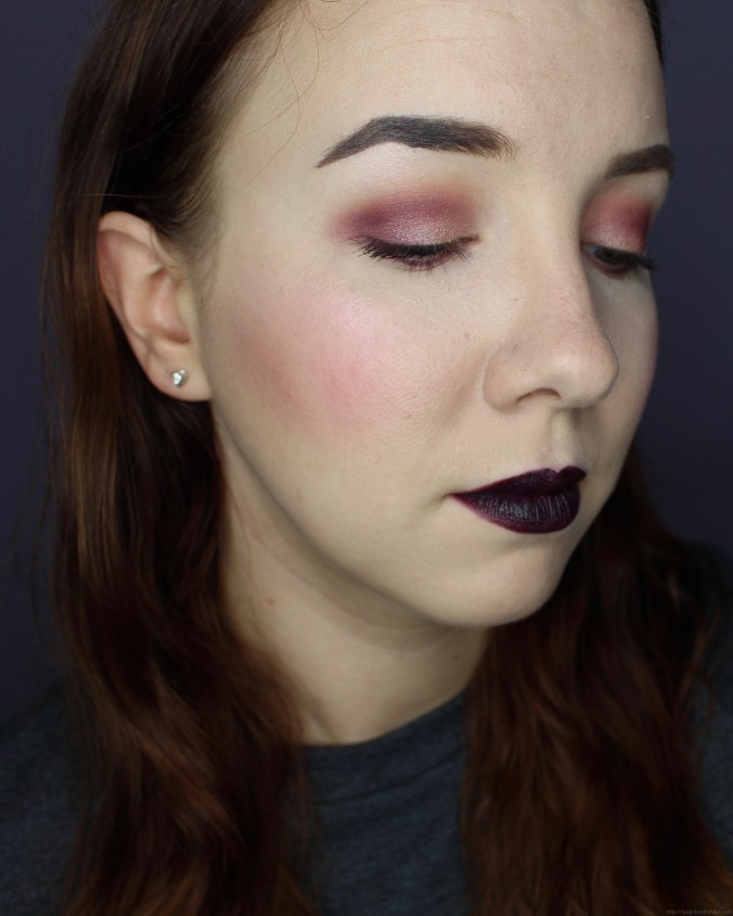 Makeup Revolution Constellation Palette Purple Monochromatic Makeup Look