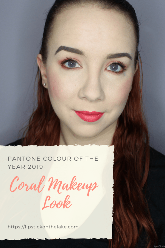 Coral Makeup Look Pantone Colour of the Year 2019
