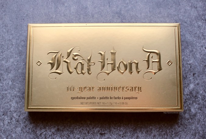 Kat Von D 10th Anniversary Eyeshadow Palette