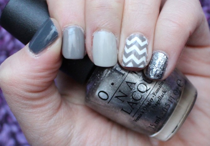 Grey Ombre Manicure