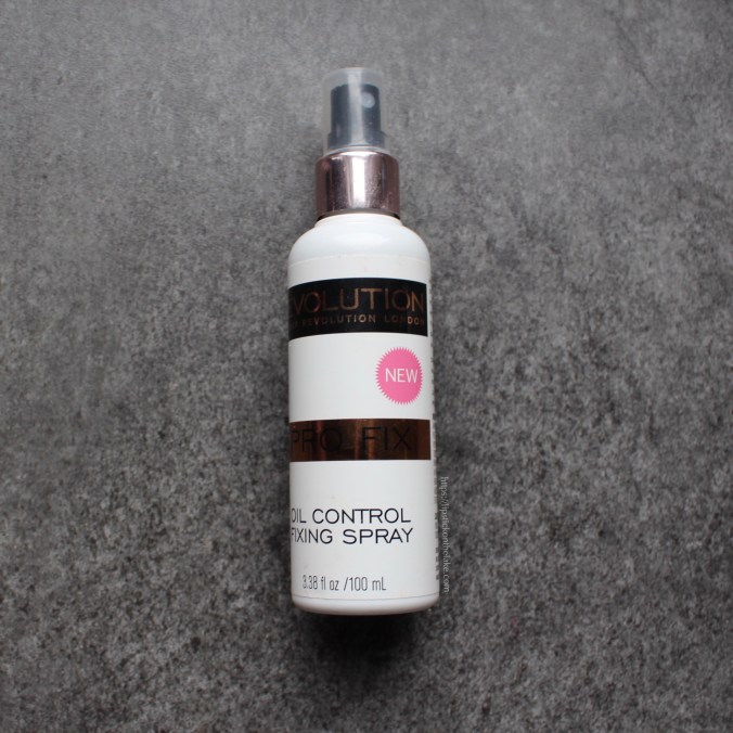Oily Skin Essentials Makeup Revolution Oil Control Fixing Spray