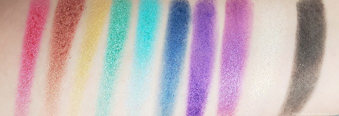 Violet Voss the Rainbow Palette Swatches