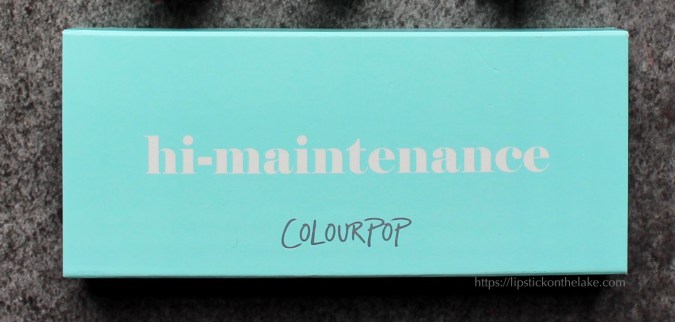 Colourpop Hi-Maintenance Palette